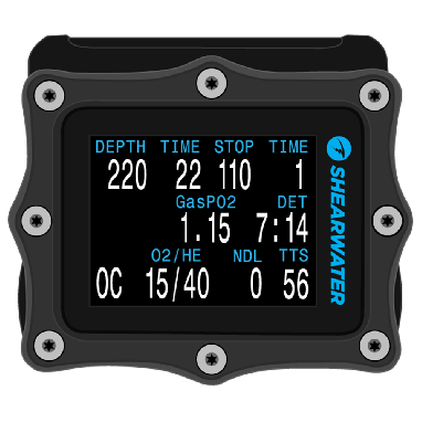 Shearwater PERDIX 2 - Toughest, most reliable full-size computer yet!